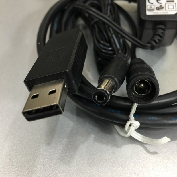 Bộ Cáp Và Sạc Máy Quét Mã Vạch Honeywell 46-46640 USB Coiled 5V External Power Cable USB to RJ50 10P10C For Honeywell Horizon MS7600 MS7625 Black Length 1.8M