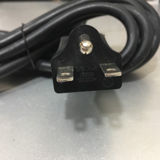 Dây Nguồn 2M 6.5ft Volex AC Power Cord NEMA 6-15P to C13 10A 250V 18AWG 3x1.0mm² UL SJT Cable OD 7.8mm