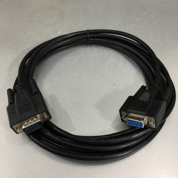 Cáp Máy In Mã Vạch SATO CL4NX Plus Thermal Printer Cable RS-232C Interface Connection DB9 Female to DB9 Male Serial Black Length 3M