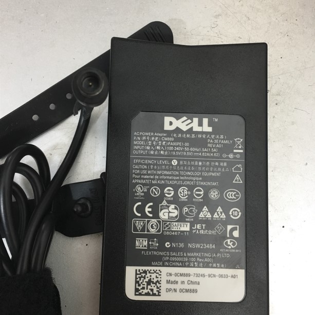 Adapter 19.5V 4.62A DELL FA90PE1-00 CM889 OEM Connector Size 7.4mm x 5.0mm