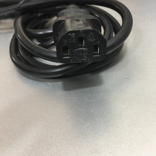 Dây Nguồn NINGBO ST3 S03-C-K European Schuko Power Cord CEE 7/7 to IEC320 C13 10A 250V 3x0.75mm² H05VV-F Cable OD 6.7mm Length 3M For Tủ Điện Công Nghiệp