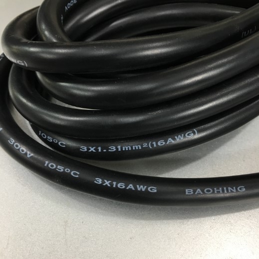 Dây Nguồn Cisco CAB-16AWG-AC 10Ft Dài 3M AC Power Cord NEMA 5-15P to C13 13A 125V/250V 16AWG 3x1.31mm² Cable OD 8.5mm in China