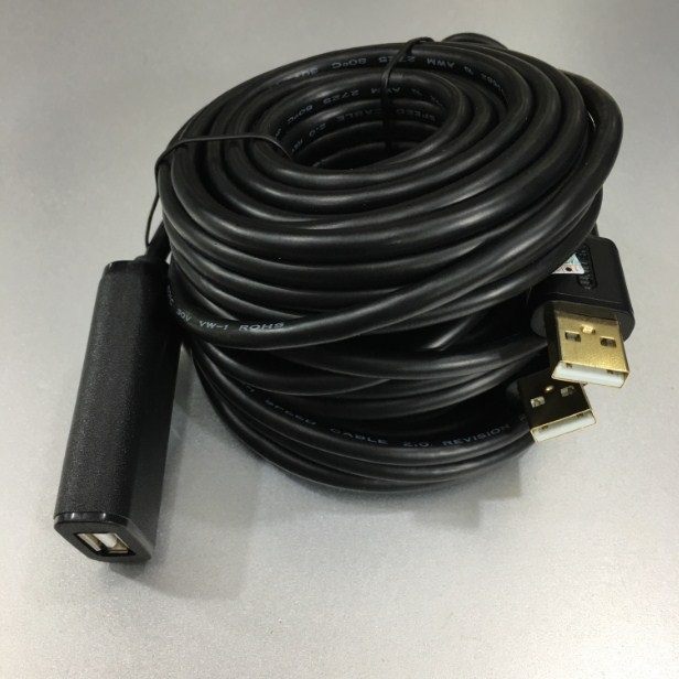 Cáp Nối Dài USB 2.0 Có IC Khuếch Đại Tín Hiệu Chính Hãng Unitek Y-278 10M Super Speed USB 2.0 Cable  Extension Male to Female Data Transfer