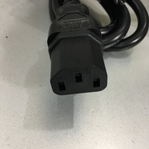 Dây Nguồn Máy Chủ LENOVO IBM HP DELL Chính Hãng LONGWELL LS-60 LS-14 31059113 UL CSA 152192 TYPE Computer Server Cable Power Cord C13 to C14 10A 250V 17AWG 3x1.04mm² For Rack Mount PDU UPS Length 1.8M