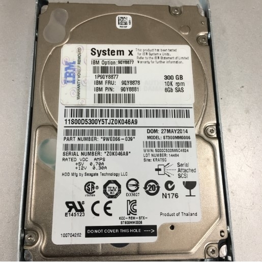 Ổ Cứng Máy Chủ IBM 300GB 10000RPM SAS 6Gbps 2.5