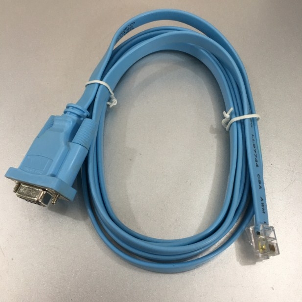 Cáp Kết Nối Truyền Thông Cisco EST3 SDU lost Communication Cable RJ12 6P6C to DB9 Female 26AWG Flat Blue Length 1.8M