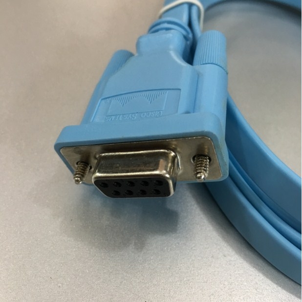 Cáp Kết Nối Truyền Thông Cisco EST3 SDU lost Communication Cable RJ12 6P6C to DB9 Female 26AWG Flat Blue Length 1.8M