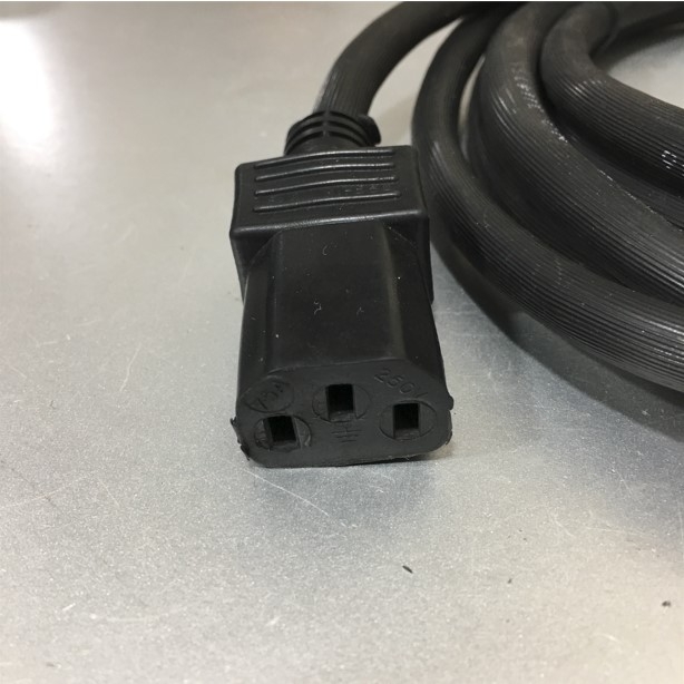 Dây Nguồn 3 Chân Dẹt Tam Giác CAMELEC Australia & China GB2099 to C13 10A 250V 3x1.0mm² H05VV-F OD 8.5mm Length 3M For Computer, Switch L2 L3, Cisco Firewall