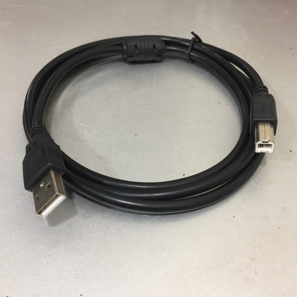 Cáp Máy In OEM Cổng USB 2.0 Printer Cable Type A Male to Type B Male Black Length 1.5M