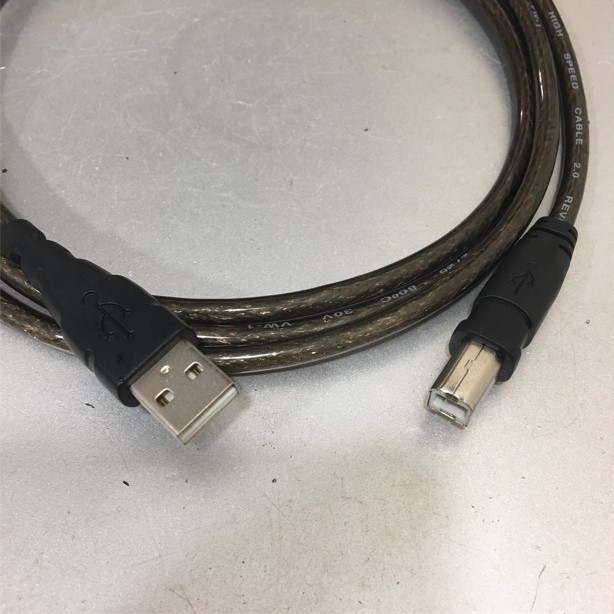 Cáp Máy In Cổng USB 2.0 Printer Cable Type A Male to Type B Male Cable Unitek Y-C419 28AWG Length 1.8M