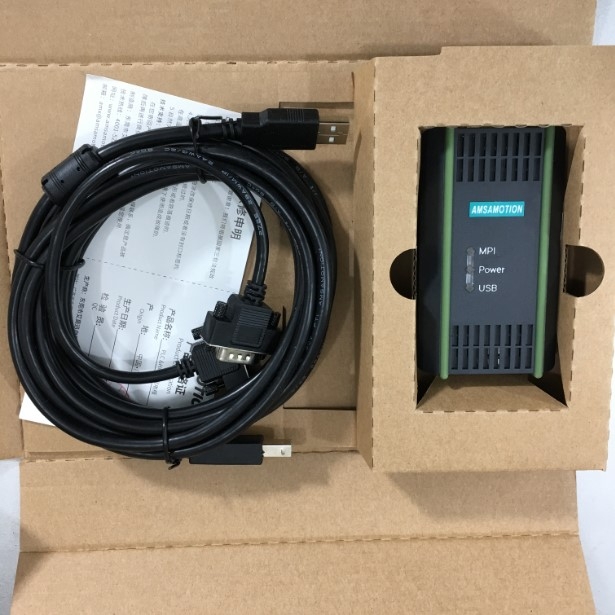 Cáp Lập Trình 6ES7972-0CB20-0XA0 AMSAMOTION USB-PPI Isolated For PLC Siemens S7-200/300/400 Programming Cable