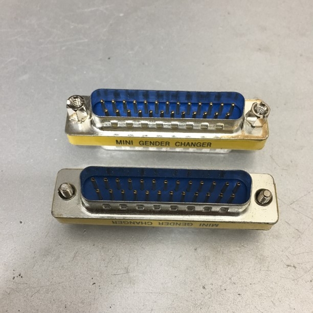 Rắc Nối LPT 1284 Parallel Hai Hàng Dương DB25 Male to DB25 Male 2 Row 25Pin Gender Changer