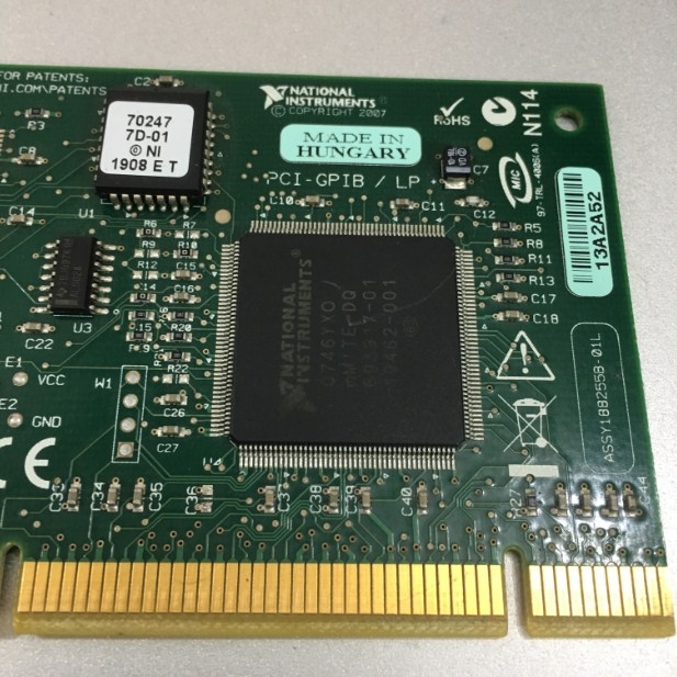 Card National Instruments PCI-GPIB/LP High-Performance GPIB Interface For Computer Desktop Dell Optiplex Small Form SFF