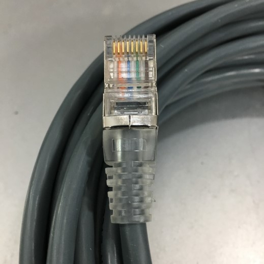 Cáp Mạng Kết Nối I/O Từ Xa NC-CAB-DMC100 Nexans LANmark-Cat6A Ultim Patch Cord 10G RJ45 8P8C Plug up to 500MHz FTP Screened LSZH Grey For Remote I/O Connection PLC HMI Robots Servos