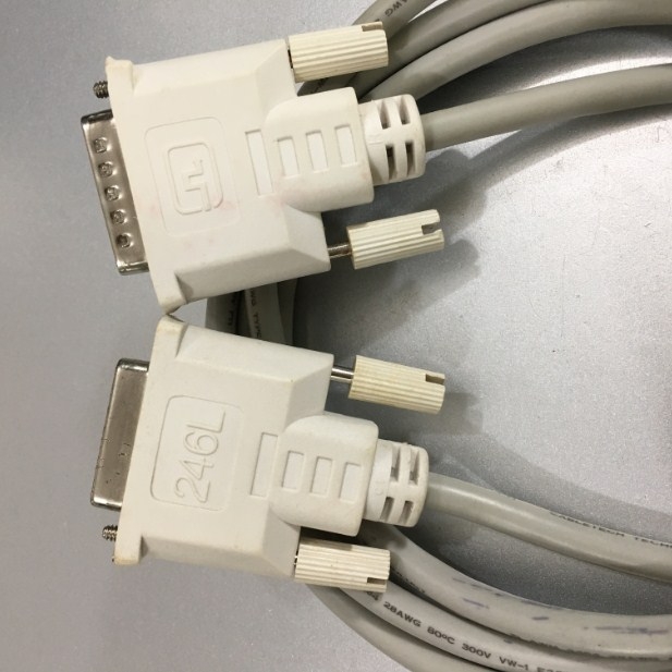 Cáp Nối Dài RS232C D-SUB 15 Chân Hai Hàng Âm Dương DB15 Female to DB15 Male 2 Row 15Pin 28AWG Cable Grey Length 1.7M