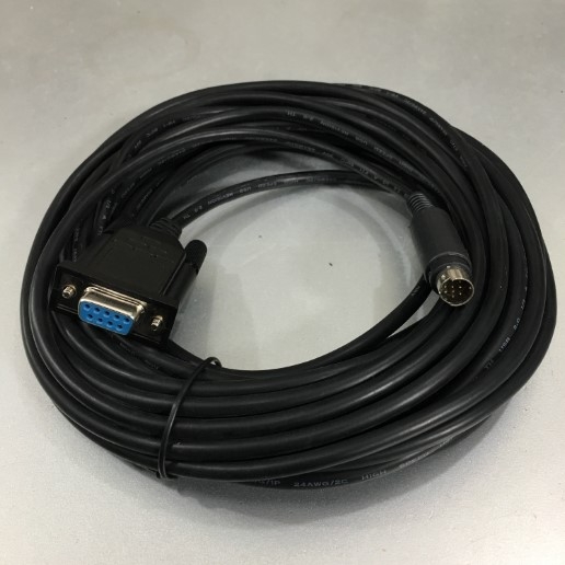 Cáp Điều Khiển Từ Xa Camera Hội Nghị Truyền Hình Aver CAM520 Pro Với Máy Tính Computer RS232 Cable Mini Din 9 Pin Male to RS232 DB9 Female Black Length 10M