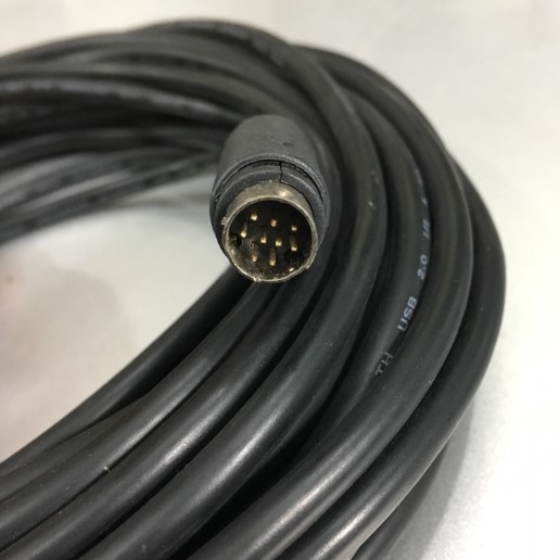 Cáp Điều Khiển Từ Xa Camera Hội Nghị Truyền Hình Aver CAM520 Pro Với Máy Tính Computer RS232 Cable Mini Din 9 Pin Male to RS232 DB9 Female Black Length 10M