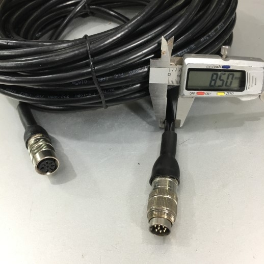 Cáp Điều Khiển Công Nghiệp Industrial Cable AISG 8 Pin DIN Female to 8 Pin DIN Male Length 20M