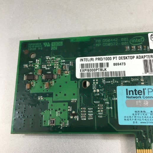 Card Mạng Intel PRO/1000 PT EXPI9300PTBLK PCI-E Ethernet 1Port For Máy Tính Công Nghiệp Advantech Industrial Computers IBCON