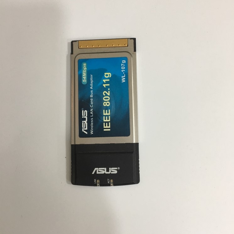 PCMCIA CardBus 54mm to ASUS 54Mbps Wireless WiFi 802.11G 2.4G LAN Card