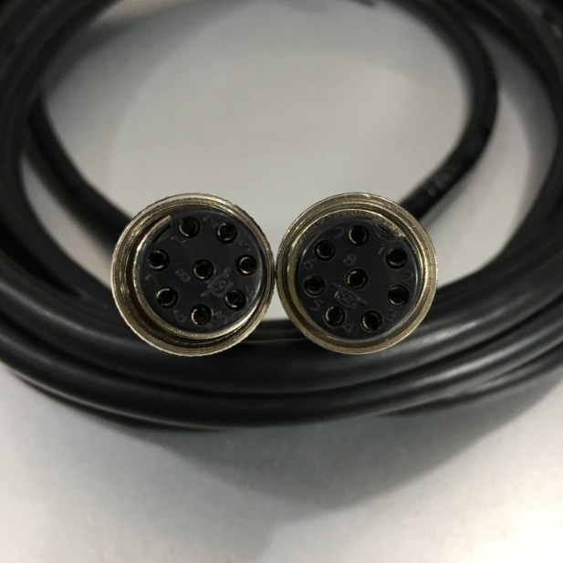 Cáp Kết Nối GX16 8 Pin Female to Female Head Aviation Socket Connector Electrical Cable 5M