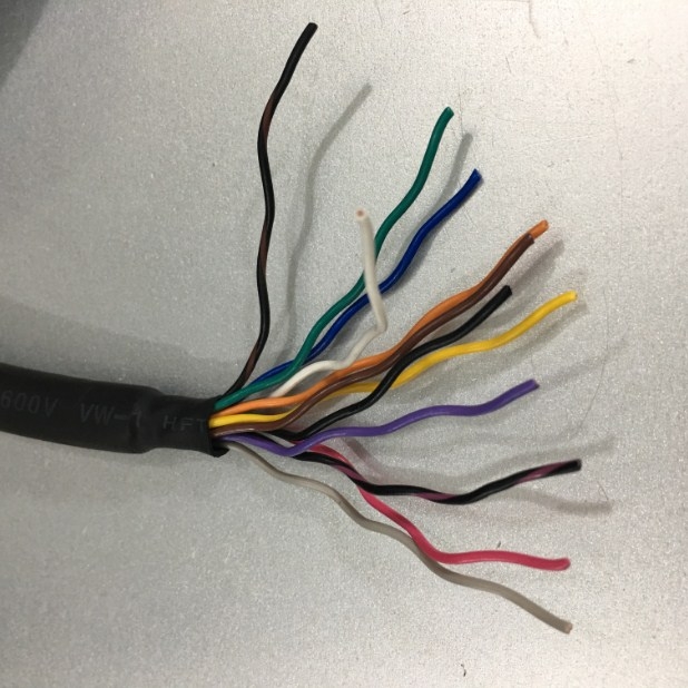 Cáp Mã Hóa Cho Động Cơ Easy Servo Motors Và Easy Servo Drive VGA Female Connector DE-15 HD-15 To Bare Wire Encoder Extension GMT Cable Length 1.5M