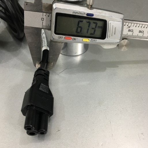 Dây Nguồn I-SHENG SP-62 IS-034 AC Power Cord UK BS1363 to C5 2.5A 250V 3x0.75mm² Length 1.8M