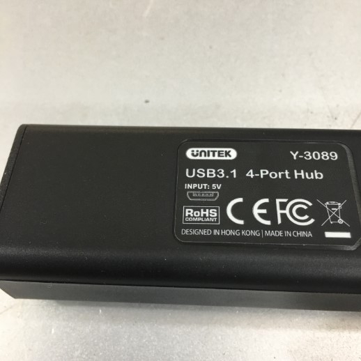 Bộ Chia Cổng USB 3.0 to 4 Port USB 3.0 Type A Power Socket  Micro USB Chính Hãng Unitek Y-3089 Có Thêm Nguồn Điện Ngoài