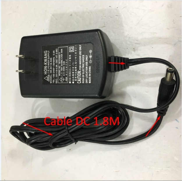 Adapter Original 5V 3.6A 18W HON-KWANG HK-B118-A05 Connector Size 5.5mm x 2.1mm