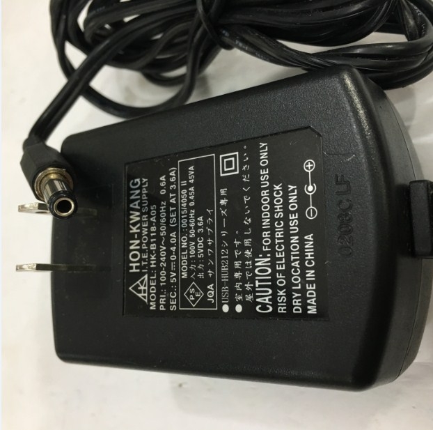 Adapter Original 5V 4A 20W HON-KWANG HK-B118-A05 For Cisco C819G-4G-G-K9 C819 M2M 4G LTE Connector Size 5.5mm x 2.5mm