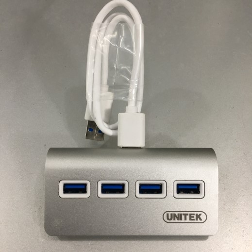 Bộ Chia Cổng USB 3.0 to 4 Port Super Speed USB 3.0 Type A Chính Hãng Unitek Y-3186 Hub Grey