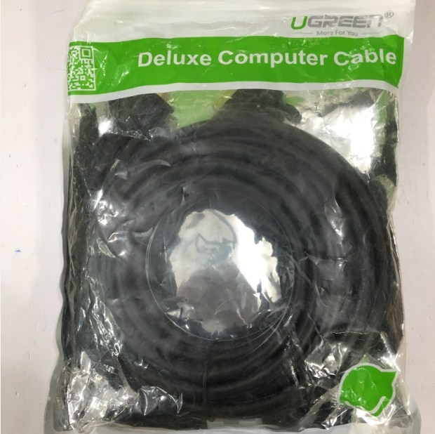 Cáp Tín Hiệu DVI Cable Dual Link DVI-D 24+1 to DVI-D 24+1 Chính Hãng Ugreen 11608 Length 5M