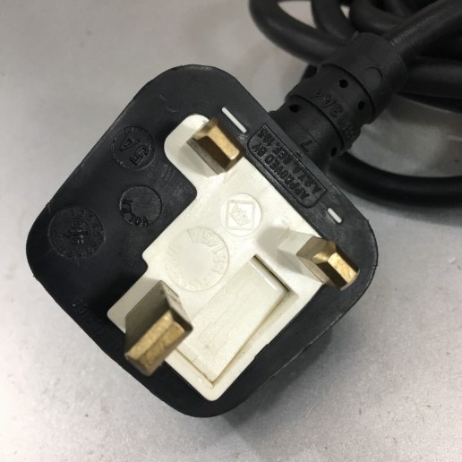 Dây Nguồn Cisco CAB-ACU-UK Volex BS4491Power Cord BS1363A To C13 10A 250V H05VV-F3G x 1.0mm² For Thiết Bị Mạng Cisco Juniper Switch Và Máy Chủ LENOVO IBM HP DELL Black Length 2.5M