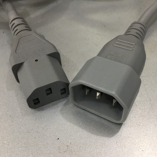 Dây Nguồn Volex CAB-C13-C14-1.8M Power Cord C13 to C14 10A 250V 18AWG 3x0.75mm² For Thiết Bị Mạng Cisco Juniper Switch LENOVO IBM HP DELL Rack Mount PDU UPS