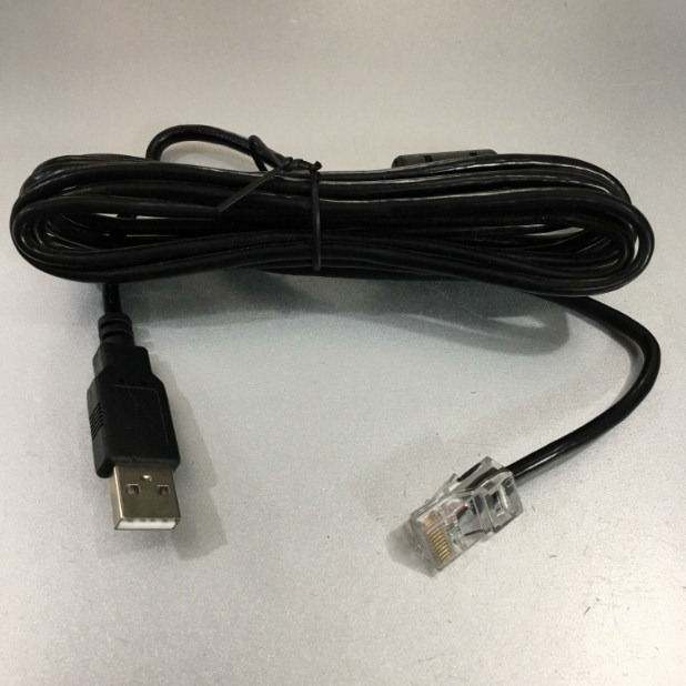 Cáp Kết Nối Đọc Mã Vạch Jadak FM-204 & FM-205 Barcode Scanner Cable USB to RJ50 10P10C Length 3M