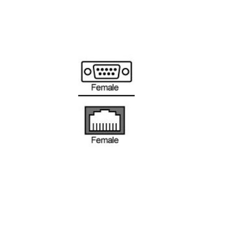 Rắc Cắm Kết Nối DB9 Female Hembra to RJ45 Female Modular Adapter