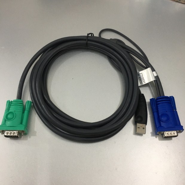 Cáp Điều Khiển ATEN 2L-5203U HD15M USB 3M CABLE SPHD15M3MUL For KVM Switch CS-1708 CS-1716