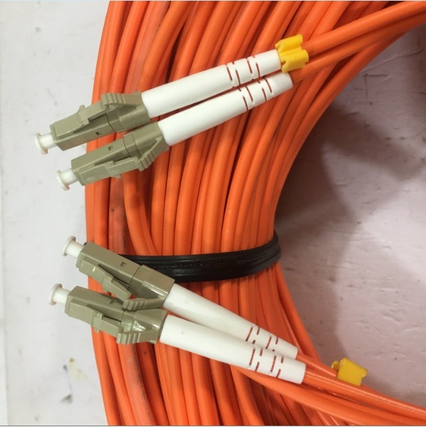 Dây Nhẩy Quang LC to LC Duplex 100M Multimode Fiber Optic Patch Cable OS2 50/125 3.0mm PVC Length 100M