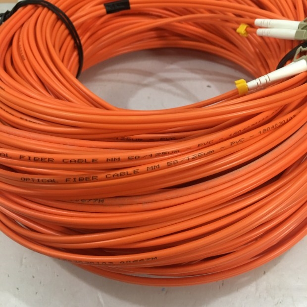 Dây Nhẩy Quang LC to LC Duplex 100M Multimode Fiber Optic Patch Cable OS2 50/125 3.0mm PVC Length 100M