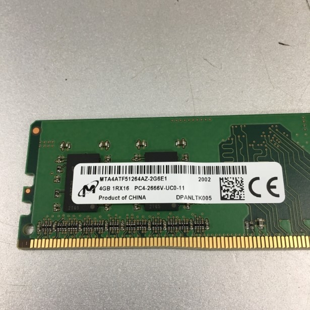 Bộ Nhớ Ram Máy Đồng Bộ Micron MTA4ATF51264AZ-2G6E1 DDR4 4GB 1RX16 PC4-2666V-UC0-11 For Desktop