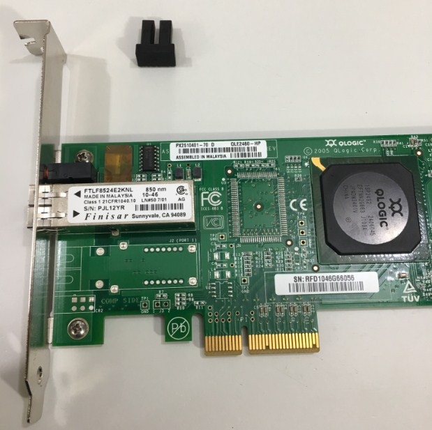 Cạc Mạng Quang PX2510401-70 HP QLE2460 Qlogic Single Port 4Gb Fibre Channel PCI-E HBA Network Card