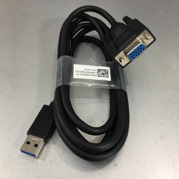 Cáp Máy Quét Mã Vạch 52-52559-N-3-FR Honeywell USB Connection Cable USB to 15 Pin HD-22 D-Type Connector Black 1.8M For Honeywell Vuquest 3310g 3320g MS4980