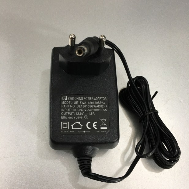 Adapter 12V 1.5A UE18W2 Connector Size 5.5mm x 2.1mm For Ruckus Wireless AP Ruckus R720, 7372, 7352, 7321, R600, R500, R300, R310, R320, R510, 7441 902-0173-US00 Power