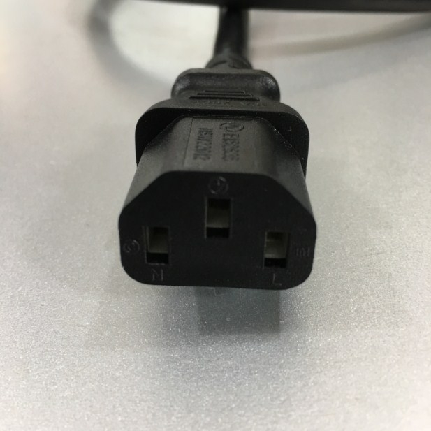 Dây Nguồn Máy Chủ Hitachi 043-100210-03-UL-S Power Cord C13 to C14 10A 250V 3x1.0mm² 18AWG For UPS PDU APC ARES Eaton Emerson Và Server Rack Length 1.5M