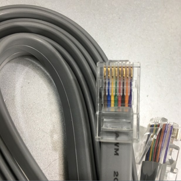 Cáp Kết Nối Điều Khiển RJ45 To RJ45 50-0000176-01 Cable Console Cable Kit Modular Adapter Length 2.5M