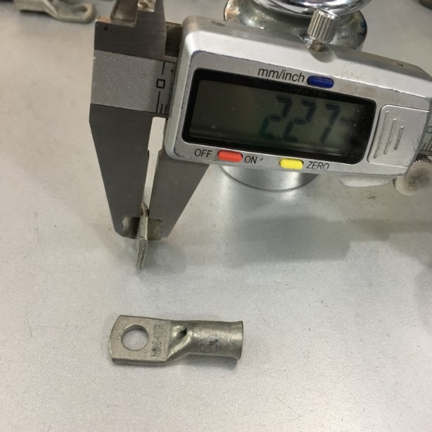 Đầu Cốt Hạ Thế Cosse Solderless Crimp Ring Terminal Chất Lượng Cao Mecatraction DEF10-6T M6 Stud Size to 10mm² Wire Size E-Cu 50 PCS/Box