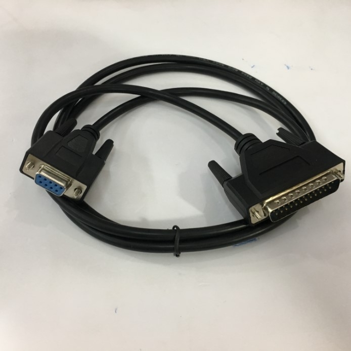 Cáp Kết Nối Cân Điện Tử Với PC Và Đọc Các Giá Trị Trọng Lượng Trực Tiếp Vào Excel For VIBRA SHINKO DENSHI Balance Cable RS232C DB25 to DB9 Length 1.5M