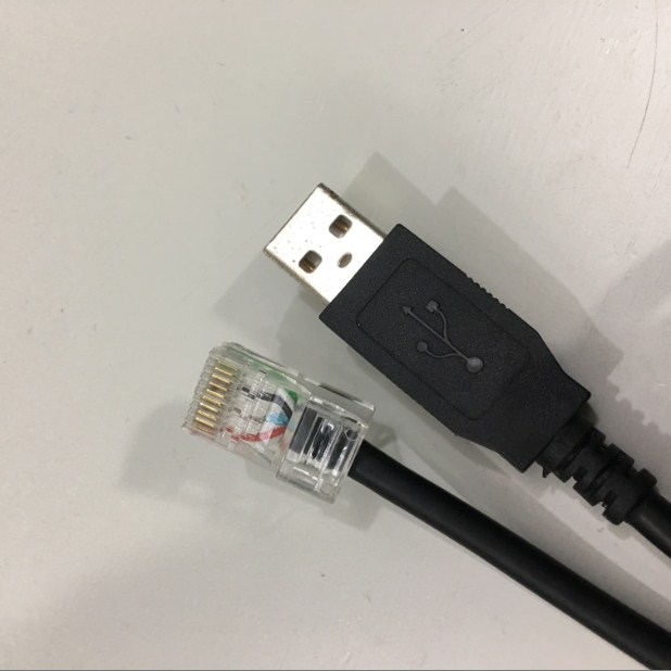 Cáp Điều Khiển  APC UPS USB to Ethernet Data Cable OEM 940-0127E FCI RJ50 For PowerChute Personal Edition Length 1.5M