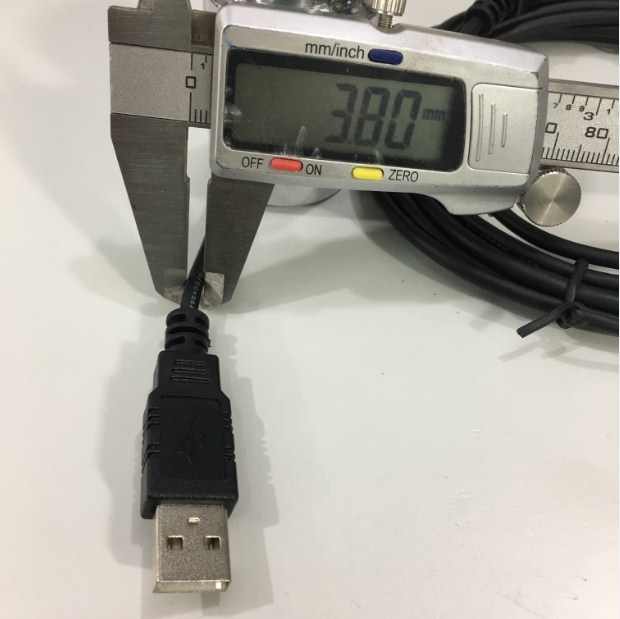 Cáp Kết Nối Chính Hãng USB 2.0 AMPHENOL 396404-001 E74020-C AWM STYLE 2725 USB 2.0 Type A Male to Type A Male Cable Length 2.7M