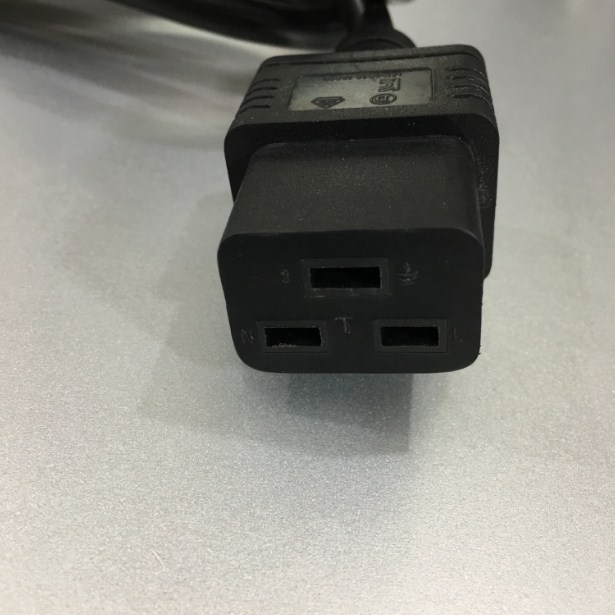 Dây Nguồn IEC320 C19 to Connectors Terminals 16A 250V 3x1.5mm² For IEC309 IP44 Outlet Cable Mount And Server Length 1.5M